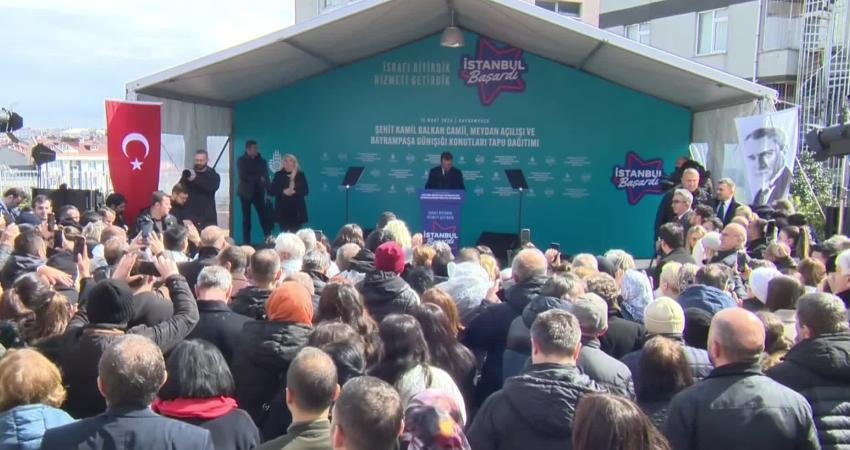 OKTAY YILDIRIM İstanbul B&uuml;y&uuml;kşehir Belediye (İBB) Başkanı Ekrem İmamoğlu, &lsquo;Kartaltepe