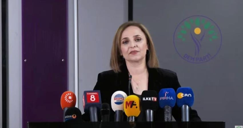 DEM Parti Sözcüsü Ayşegül Doğan, “Batıda oy kullanma süreci birkaç