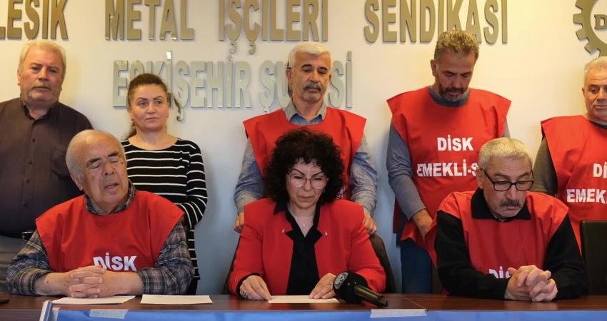 MELTEM KARAKAŞ DİSK Emekli Sen Eskişehir Şube Başkanı Hatice Kılı&ccedil;,