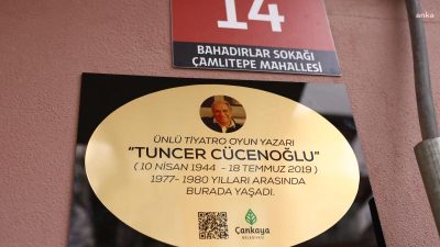 Çankaya Belediyesi, ilçede yaşamış ve topluma değer katmış yazar, şair