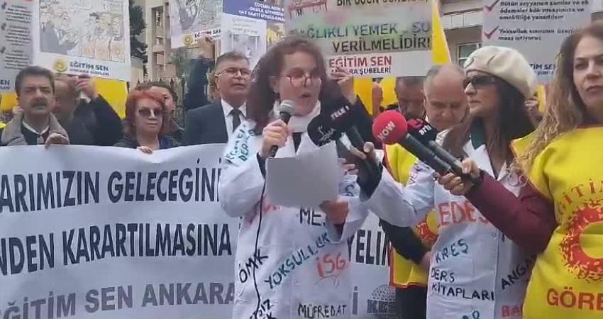Eğitim Sen &uuml;yeleri, “&Ccedil;ocukların Geleceğinin MESEM ve &Ccedil;EDES Uygulamaları &Uuml;zerinden