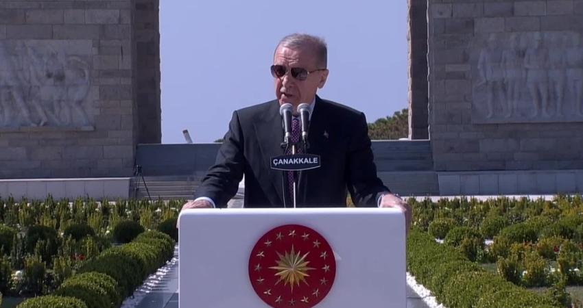 Cumhurbaşkanı Recep Tayyip Erdoğan, “T&uuml;rkiye ve T&uuml;rk milleti olarak &Ccedil;anakkale’de
