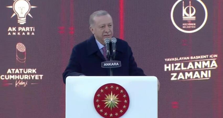 Cumhurbaşkanı ve AKP Genel Başkanı Recep Tayyip Erdoğan Ankara’da; “CHP