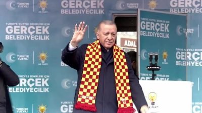 Cumhurbaşkanı ve AKP Genel Başkanı Recep Tayyip Erdoğan Kayseri’de; “Yılın