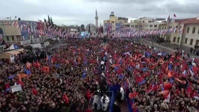 Cumhurbaşkanı ve AKP Genel Başkanı Recep Tayyip Erdoğan Kilis'te muhalefete