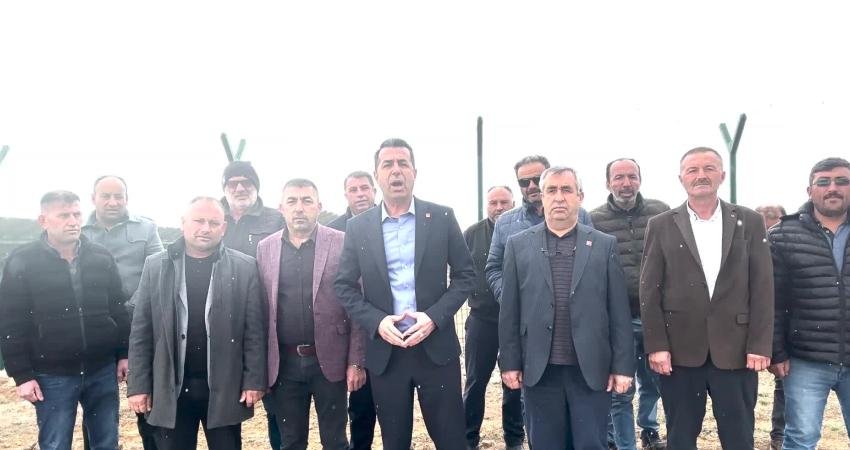 CHP Genel Başkan Yardımcısı Erhan Adem, Niğde’de 850 dönümlük arazinin