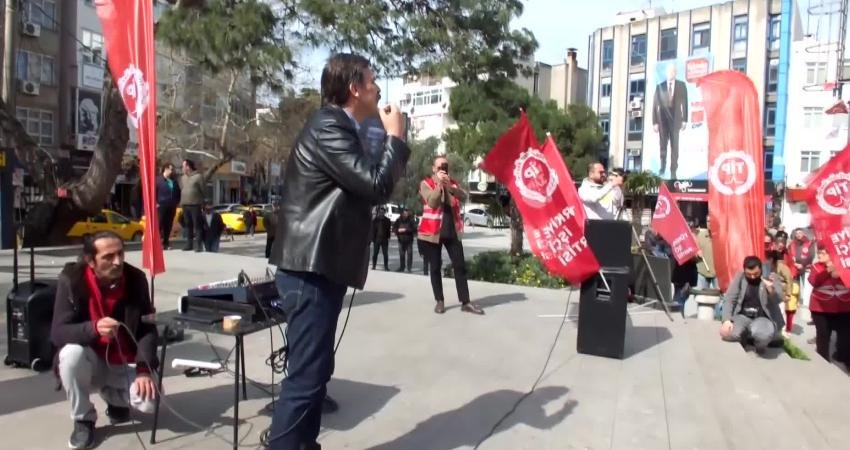 SEFER TALAY T&uuml;rkiye İş&ccedil;i Partisi (TİP) Genel Başkanı Erkan Baş,