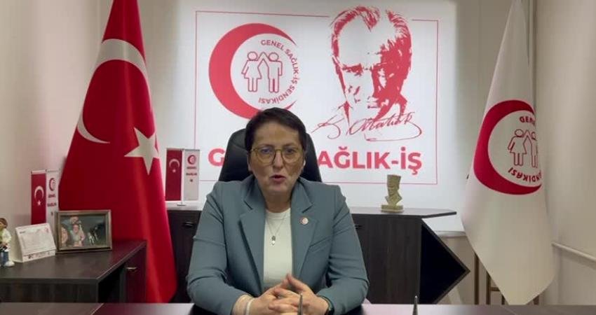 MERVE G&Uuml;VEN Genel Sağlık İş Sendikası Genel Başkanı Derya Uğur,