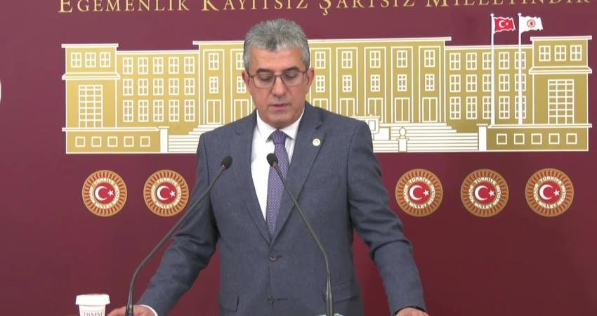 CHP Grup Başkanvekili G&ouml;khan G&uuml;naydın, TBMM’de; Cumhurbaşkanı Recep Tayyip Erdoğan