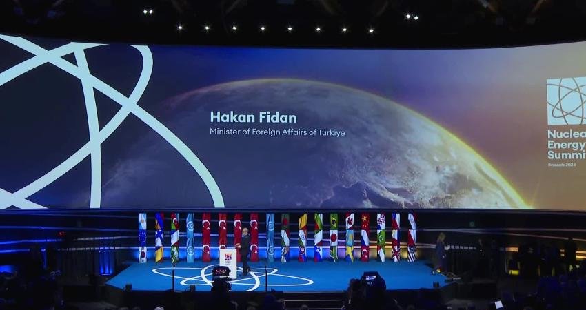 Dışişleri Bakanı Hakan Fidan, Br&uuml;ksel’deki Birinci N&uuml;kleer Enerji Zirvesi’nde; “Akkuyu