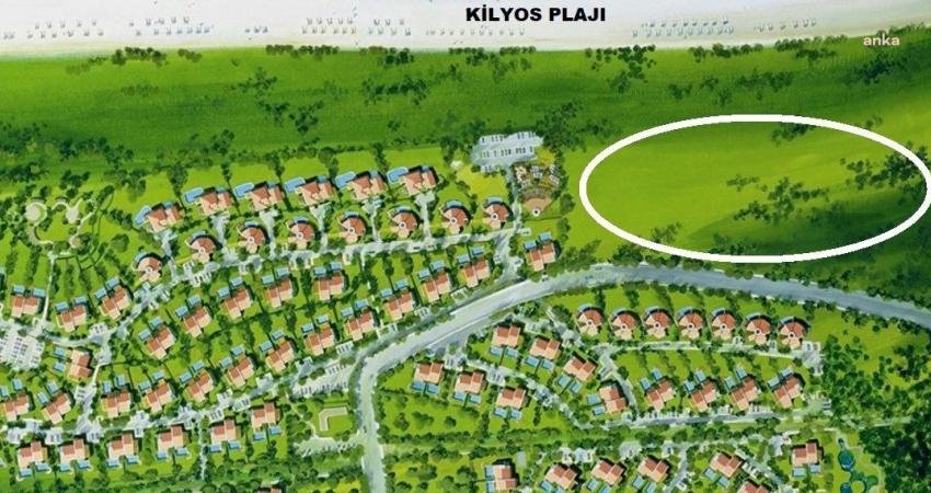 Tansu &Ccedil;iller&rsquo;e ait Kilyos&rsquo;taki denize sıfır arazi i&ccedil;in getirilen ve