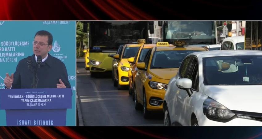 HAKAN KAYA İBB Başkanı Ekrem İmamoğlu, Yenidoğan-Sancaktepe-Finans Merkezi-S&ouml;ğ&uuml;tl&uuml;&ccedil;eşme metro hattının