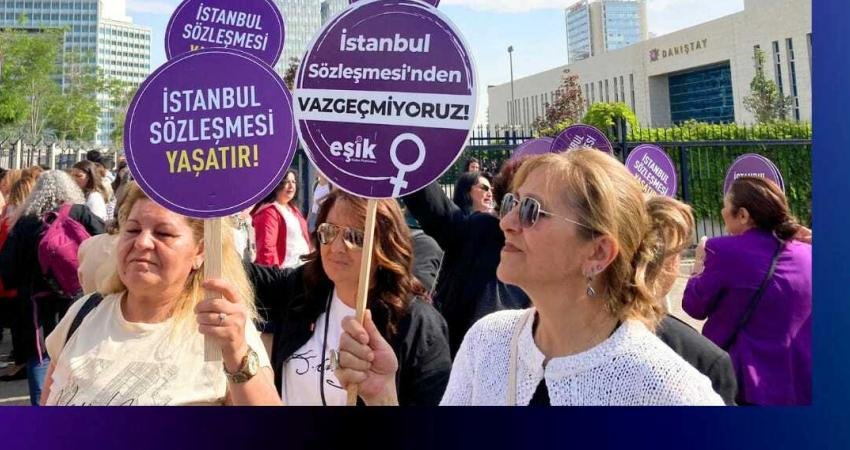 Eşitlik İ&ccedil;in Kadın (EŞİK) Platformundan yapılan a&ccedil;ıklamada, İstanbul S&ouml;zleşmesi’nin Cumhurbaşkanı