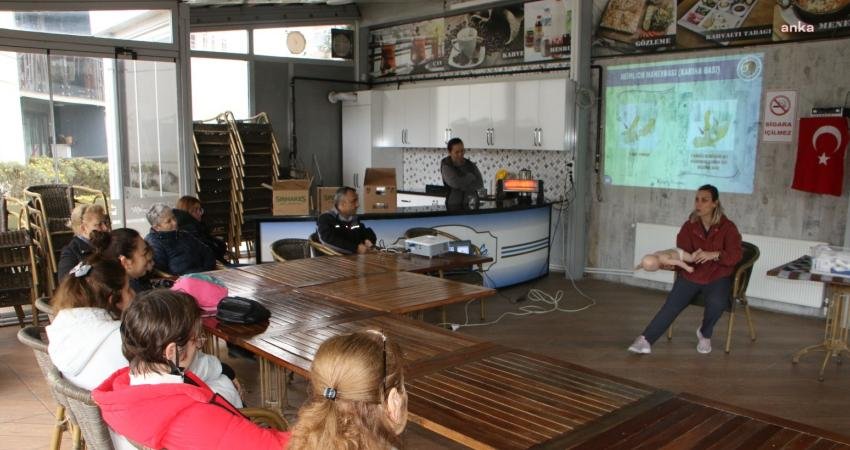 Kartal Belediyesi Sağlık İşleri M&uuml;d&uuml;rl&uuml;ğ&uuml;&rsquo;n&uuml;n uzman eğitmenleri, Esentepe&rsquo;de bulunan Pera