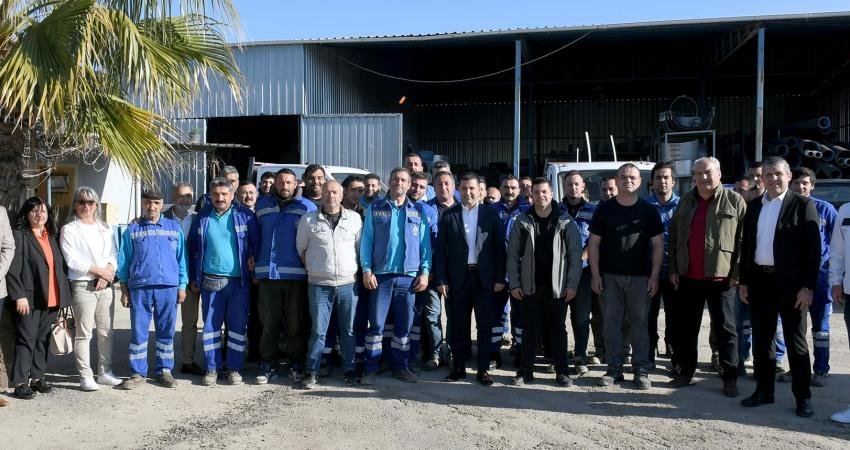 Kuşadası Belediye Başkanı &Ouml;mer G&uuml;nel, Aydın Su ve Kanalizasyon İdaresi