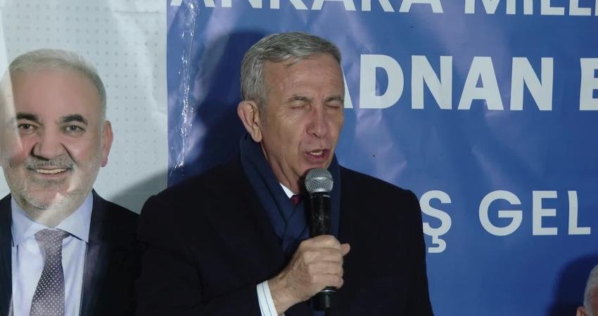 Ankara Büyükşehir Belediye Başkan Adayı Mansur Yavaş, Kızılcahamamlılarla iftar sofrasında
