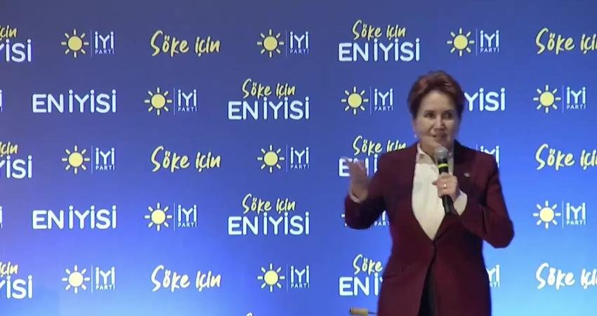 İYİ Parti Genel Başkanı Meral Akşener, Söke’de iftar programında partisinin