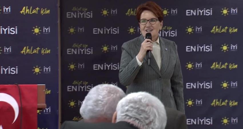 İYİ Parti Genel Başkanı Meral Akşener, iktidarın emeklilere y&ouml;nelik politikasına
