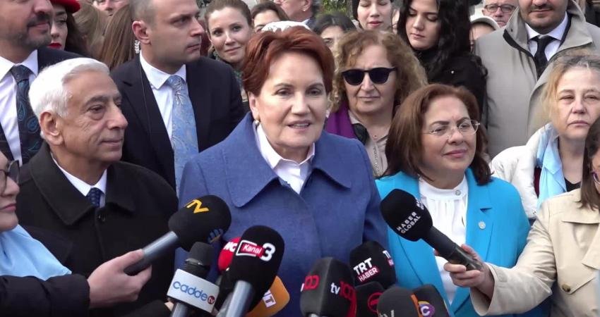 İYİ Parti Genel Başkanı Meral Akşener, 8 Mart D&uuml;nya Kadınlar