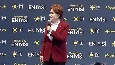 İYİ Parti Genel Başkanı Meral Akşener, Marmaris’te düzenlenen iftar programında