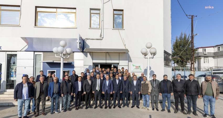 Mersin B&uuml;y&uuml;kşehir Belediye Başkanı Vahap Se&ccedil;er, Mersin Toptancı ve Sebze