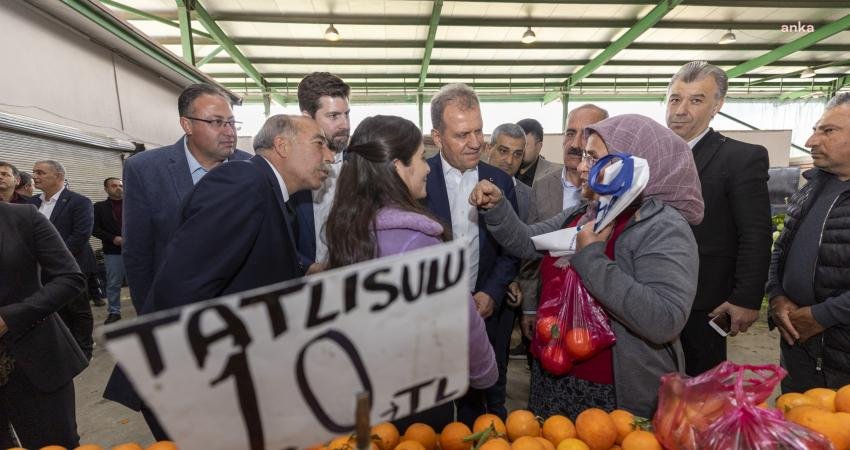 Mersin B&uuml;y&uuml;kşehir Belediye Başkanı Vahap Se&ccedil;er, Tarsus il&ccedil;esi Kırklarsırtı Mahallesi&rsquo;nde