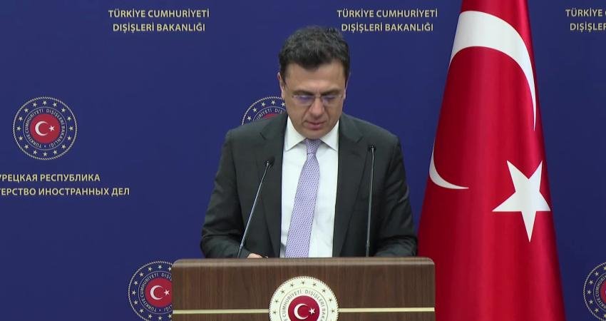 MELİS YILDIRIM Dışişleri Bakanlığı S&ouml;zc&uuml;s&uuml; &Ouml;nc&uuml; Ke&ccedil;eli, uzun bir s&uuml;redir