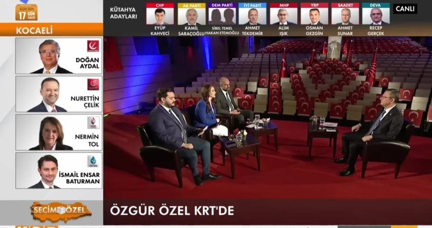 CHP Genel Başkanı &Ouml;zg&uuml;r &Ouml;zel, &ldquo;CHP&rsquo;nin genel başkanı olarak bu