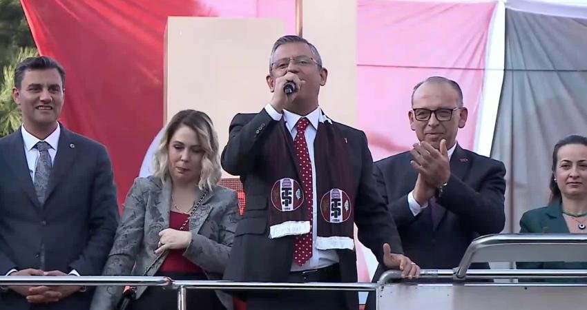Cumhuriyet Halk Partisi Genel Başkanı Özgür Özel, Manisa Turgutlu’da halk
