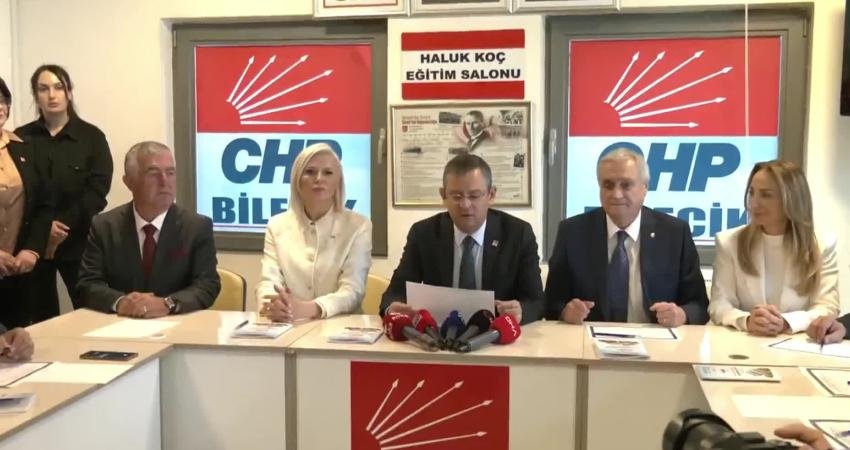 CHP Genel Başkanı &Ouml;zg&uuml;r &Ouml;zel, Bilecik&rsquo;te; “D&uuml;n Afyon’da bir talihsiz