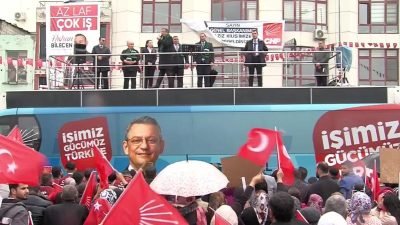 CHP Genel Başkanı Özgür Özel, partisinin Kilis’te düzenlediği mitingde, Cumhurbaşkanı