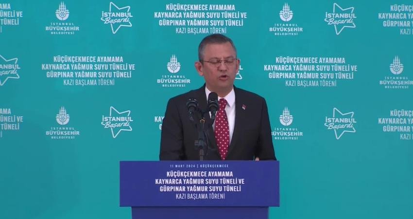 CHP Genel Başkanı &Ouml;zg&uuml;r &Ouml;zel, Cumhurbaşkanı ve AKP Genel Başkanı