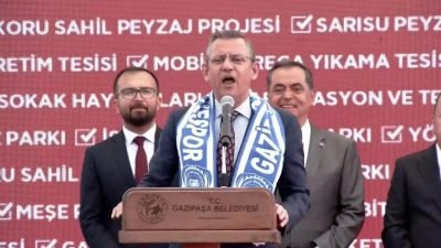 CHP Genel Başkanı &Ouml;zg&uuml;r &Ouml;zel, Antalya Gazipaşa&rsquo;da yaptığı konuşmada, &ldquo;Bir