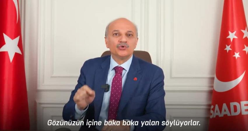 Saadet Partisi’nin İstanbul Büyükşehir Belediye (İBB) Başkan Adayı Birol Aydın,