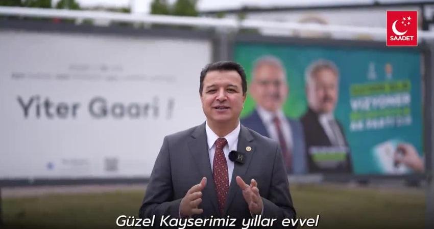 Kayseri B&uuml;y&uuml;kşehir Belediye Başkanı Adayı Mahmut Arıkan, şehrin geleceği i&ccedil;in