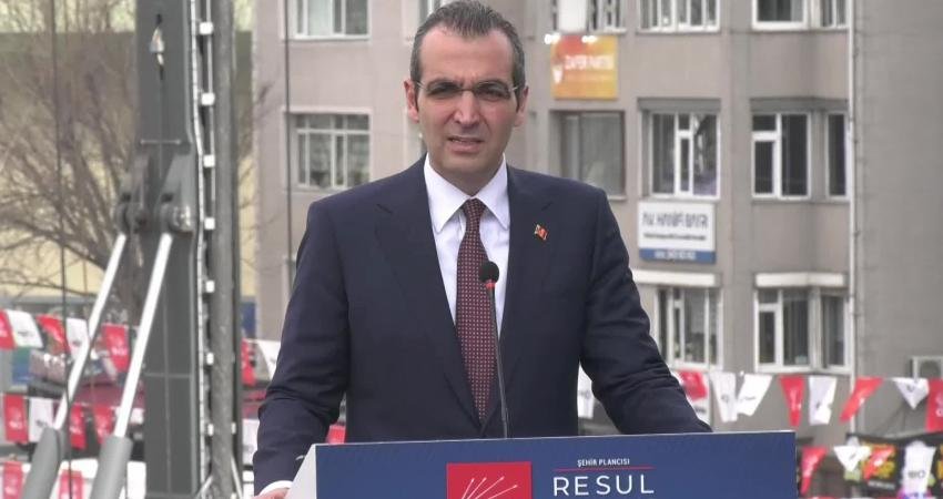 Haber/Kamera: HAKAN KAYA CHP Şişli Belediye Başkan adayı Resul Emrah