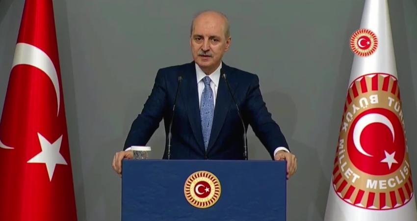 TBMM Başkanı Numan Kurtulmuş, basın kuruluşlarının Ankara temsilcileri ve parlamento
