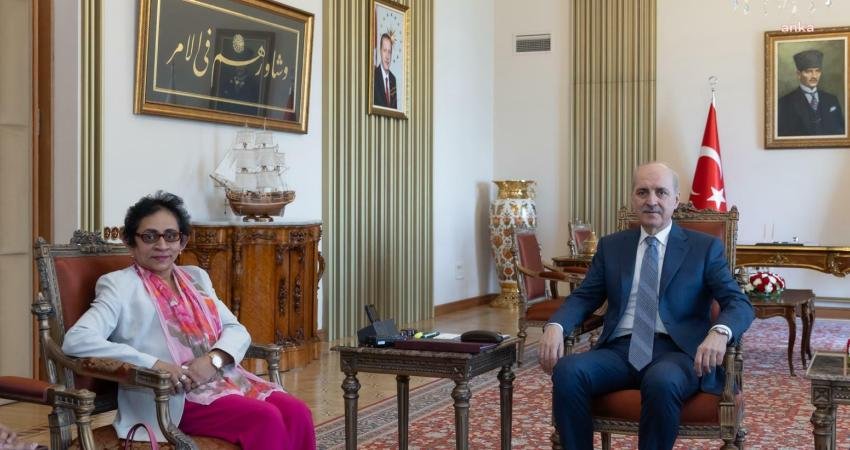 TBMM Başkanı Numan Kurtulmuş, Burkina Faso&rsquo;nun Ankara B&uuml;y&uuml;kel&ccedil;isi Vinta Some