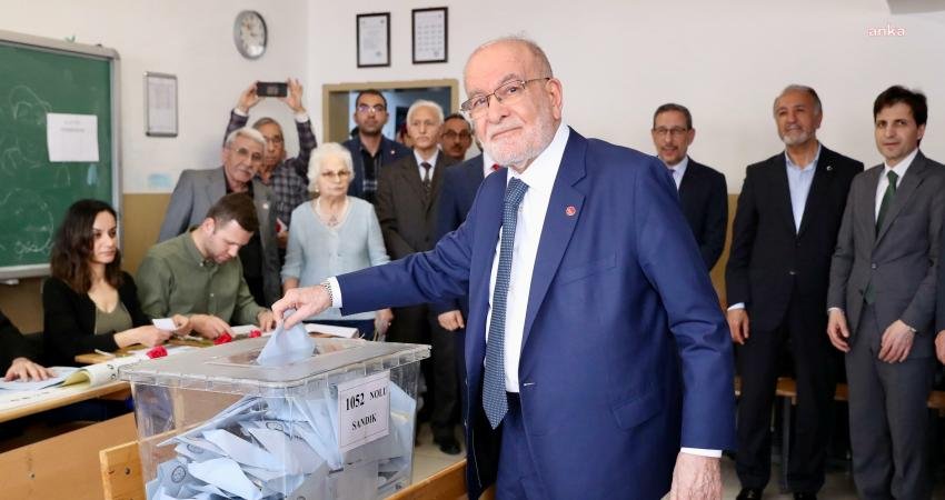 Saadet Partisi Genel Başkanı Temel Karamollaoğlu, 31 Mart Mahalli İdareler