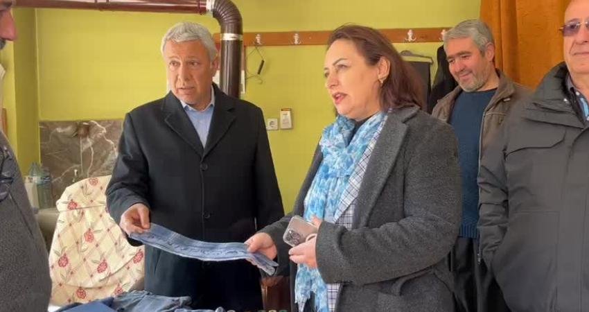 CHP Adana milletvekilleri Müzeyyen Şevkin, Orhan Sümer ve Ayhan Barut