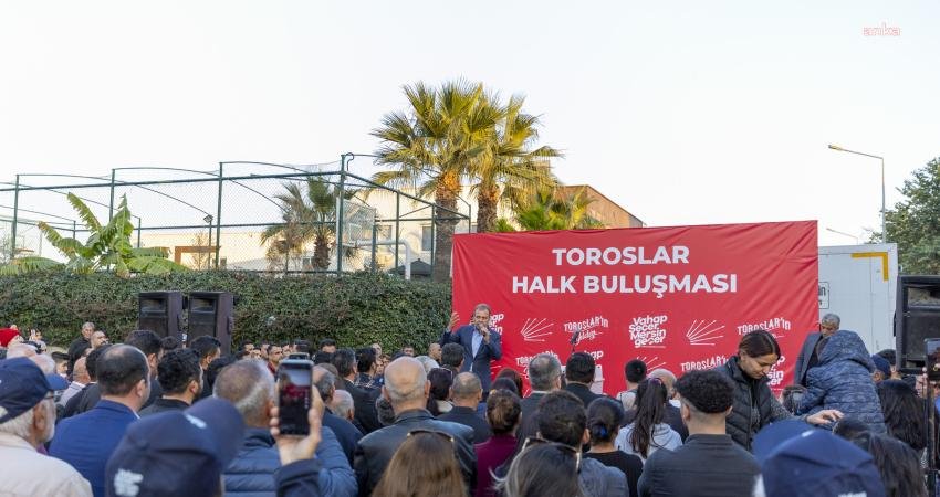 Mersin B&uuml;y&uuml;kşehir Belediye Başkanı Vahap Se&ccedil;er, Şırnak Uludereliler Yardımlaşma Derneği