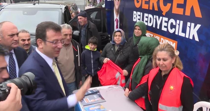 İstanbul B&uuml;y&uuml;kşehir Belediye (İBB) Başkanı Ekrem İmamoğlu, CHP &Uuml;mraniye Belediye