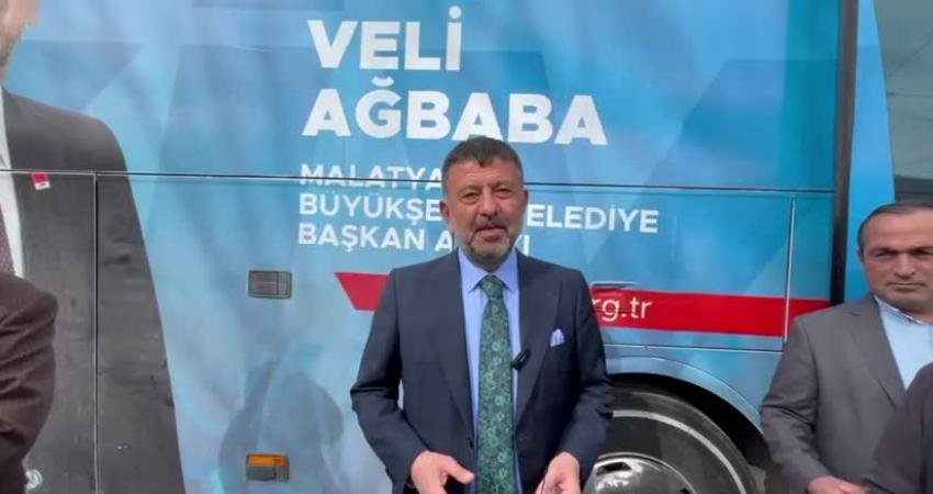 CHP Malatya B&uuml;y&uuml;kşehir Belediye Başkan Adayı Veli Ağbaba, Malatya B&uuml;y&uuml;kşehir