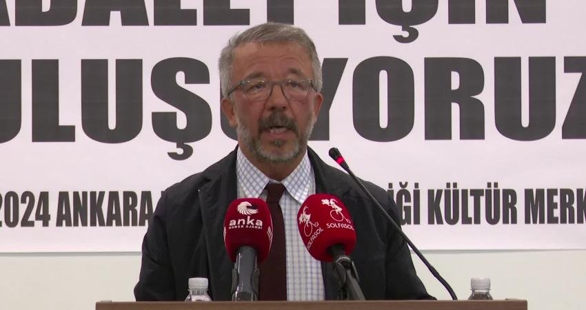 10 Ekim Barış Derneği, bugün Ankara’da ‘Adalet Buluşması’ gerçekleştirdi. Dernek