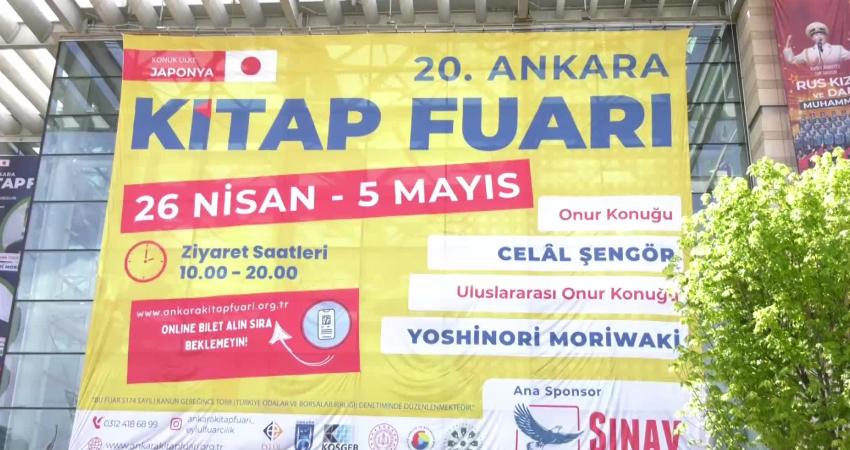 20'nci Ankara Kitap Fuarı,  okuyucularına kapılarını açtı.  Fuarda