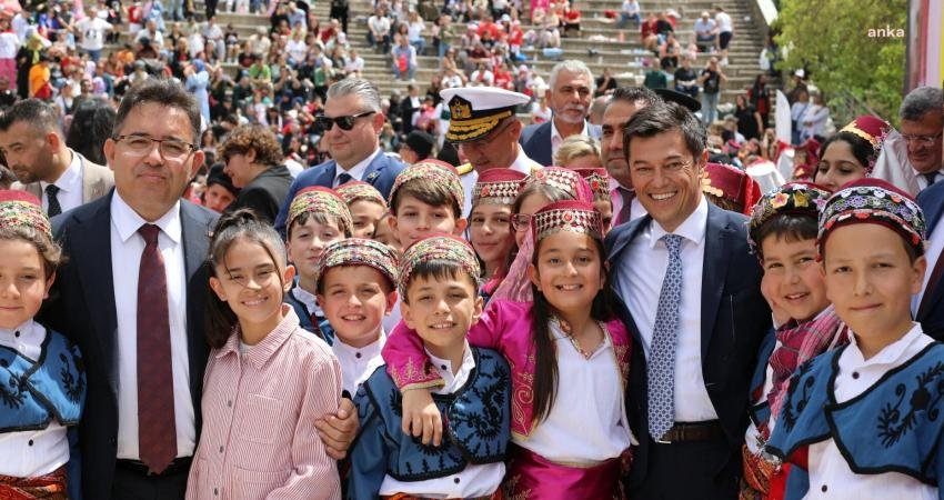 (MUĞLA) – 23 Nisan Ulusal Egemenlik ve &Ccedil;ocuk Bayramı, Marmaris&rsquo;te