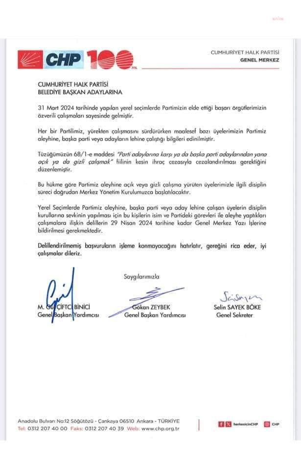 chp-yerel-secimlerde-parti-aleyhine-calisan-uyeler-hakkinda-disiplin-sureci-baslatacak