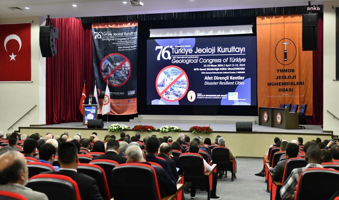 Ankara Büyükşehir Belediyesi, Türkiye Jeoloji Kurultayı’nın Altın Sponsoru Oldu Ankara Büyükşehir Belediyesi, TMMOB Jeoloji Mühendisleri Odası’nın düzenlediği ve bu