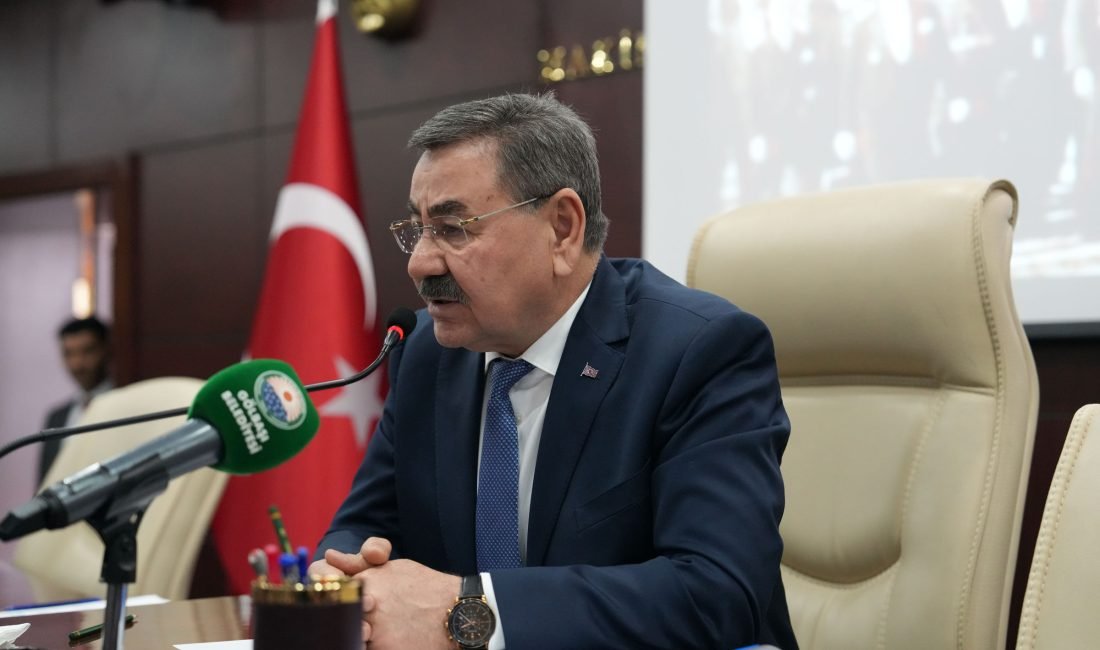 Gölbaşı Belediye Başkanı Yakup Odabaşı, başkanlık yaptığı ilk meclis toplantısında