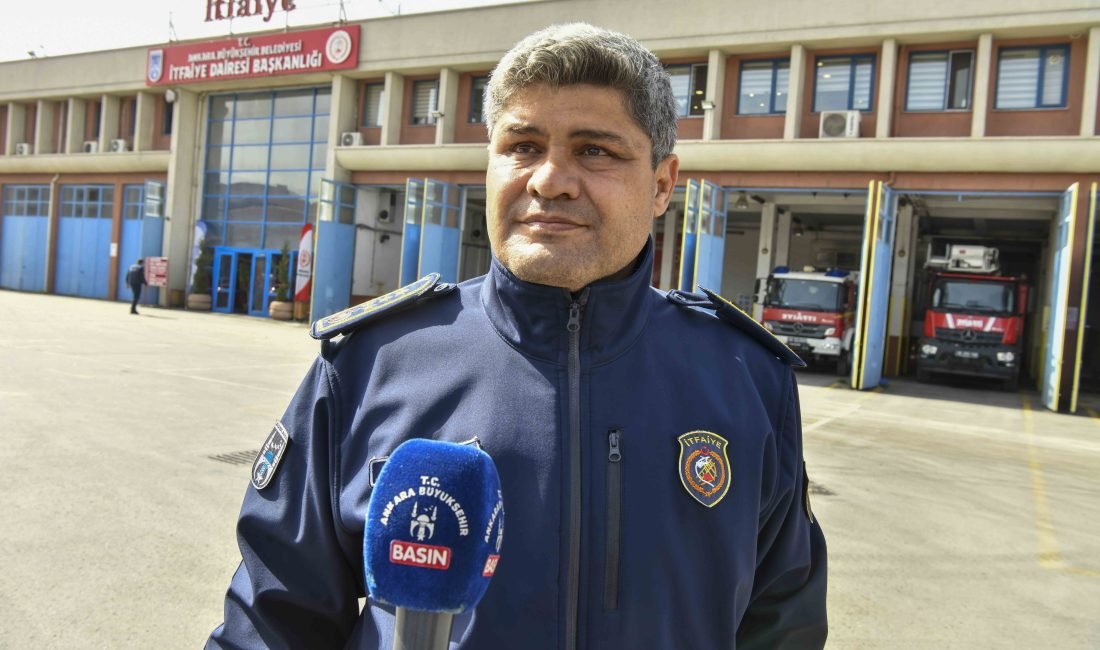Ankara İtfaiyesi, Ramazan Bayramı’nda da 48 itfaiye istasyonu ve 320